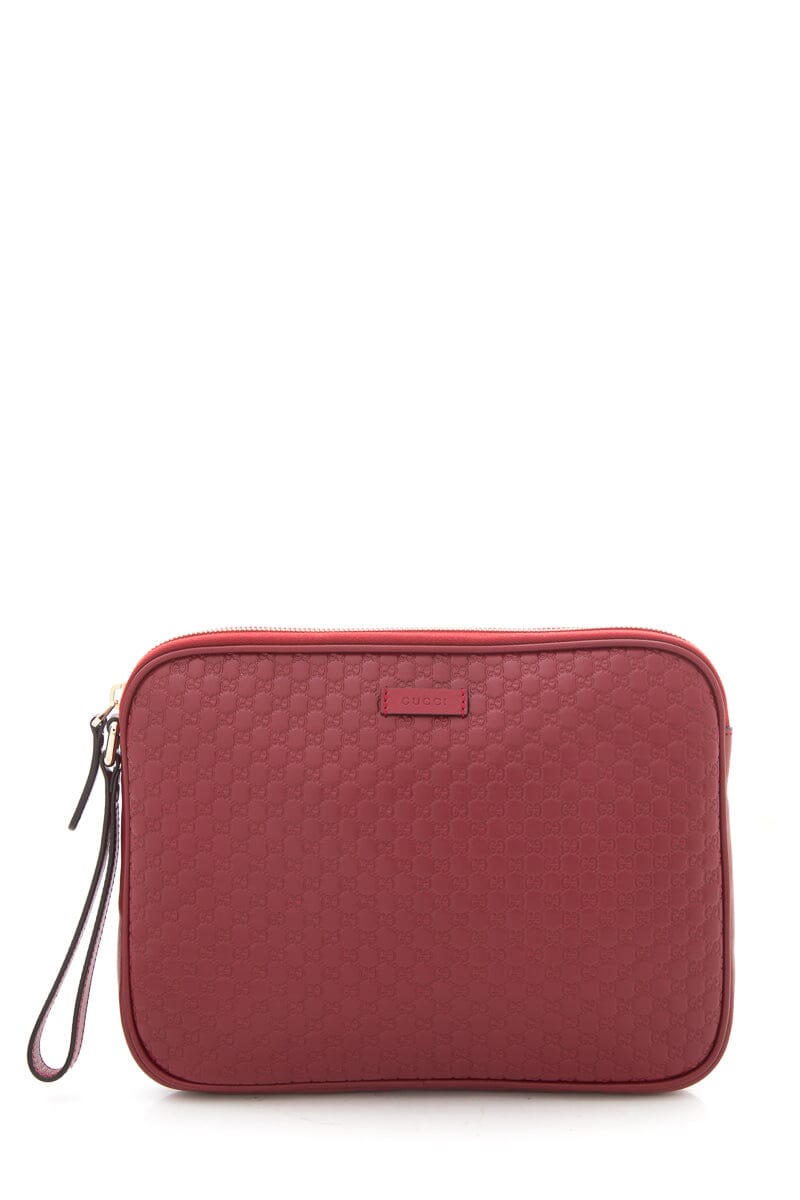 Gucci Microguccissima Red Leather Clutch Bag - Image du produit 2