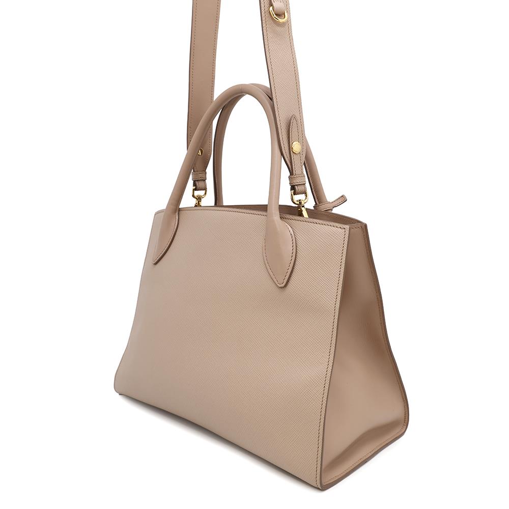 PRADA Mono Chrome 2WAYBag Jasmin Flower1BA155 Cuir