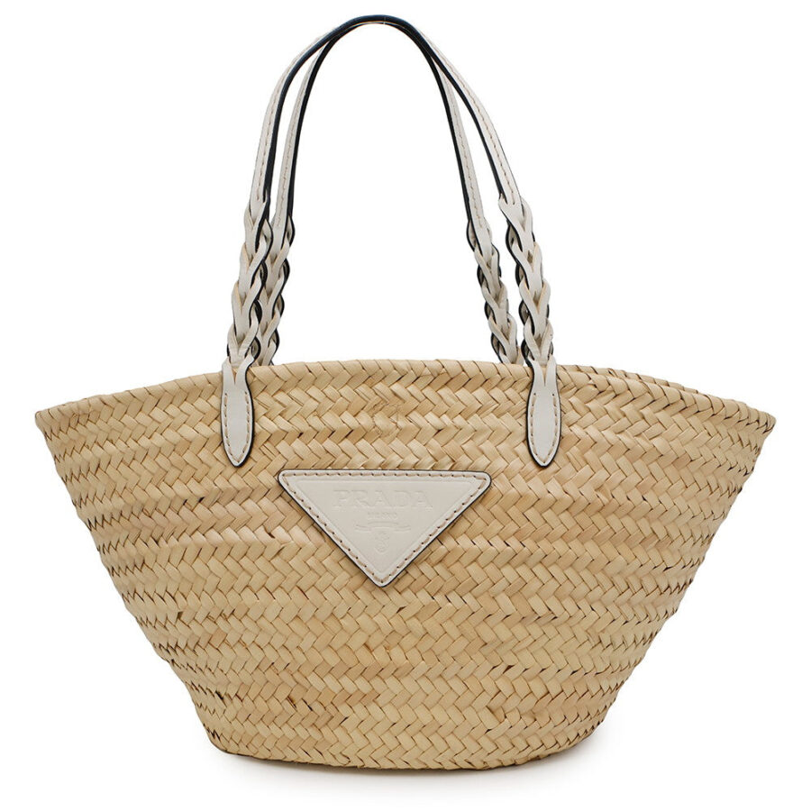 Prada handbag white – front view
