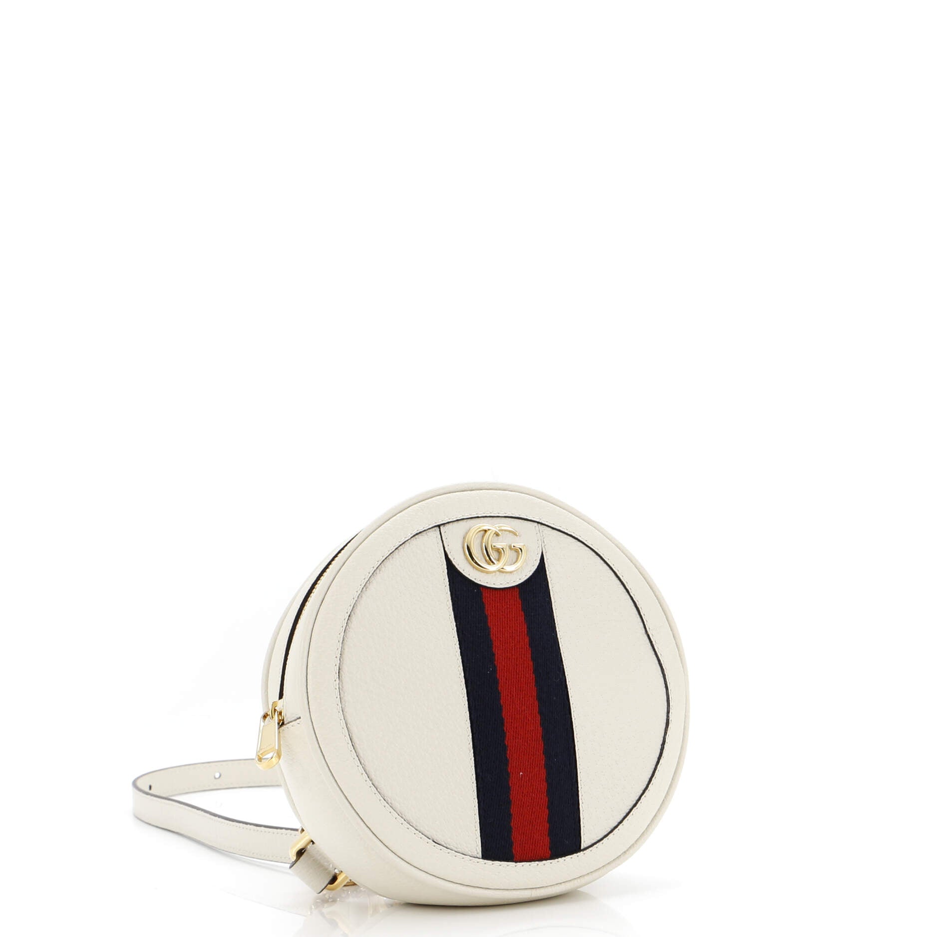 Ophidia Round Backpack Cuir Mini