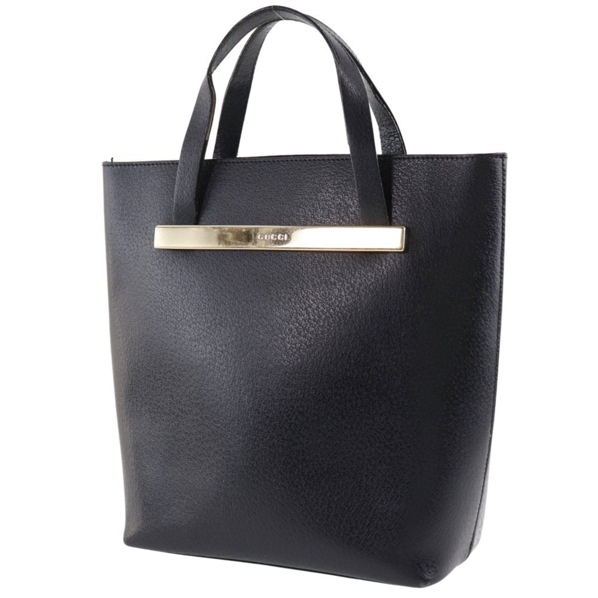 Gucci Old Cuir Noir Ladies Sac cabas