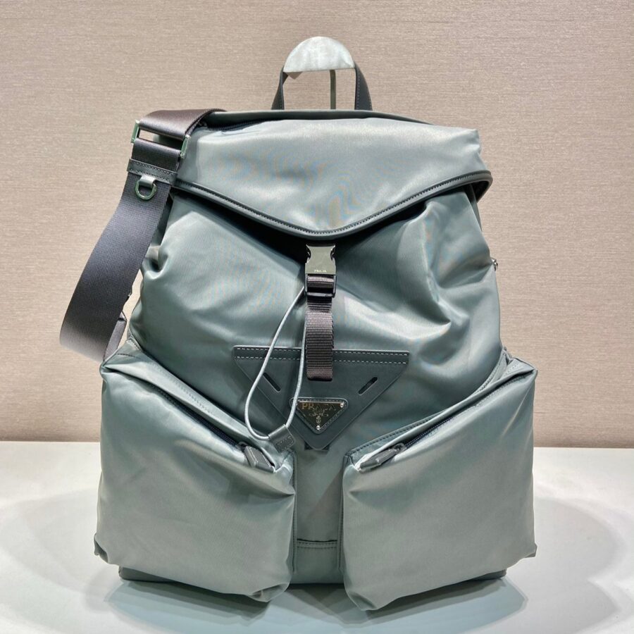 Designer Backpack grey bag – front view