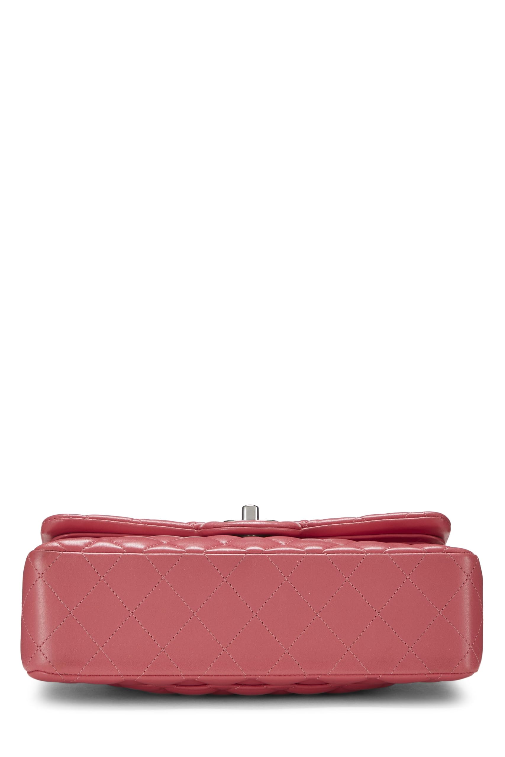 Chl, Rose Quilted Lambskin Classic Double Flap Petit, Rose