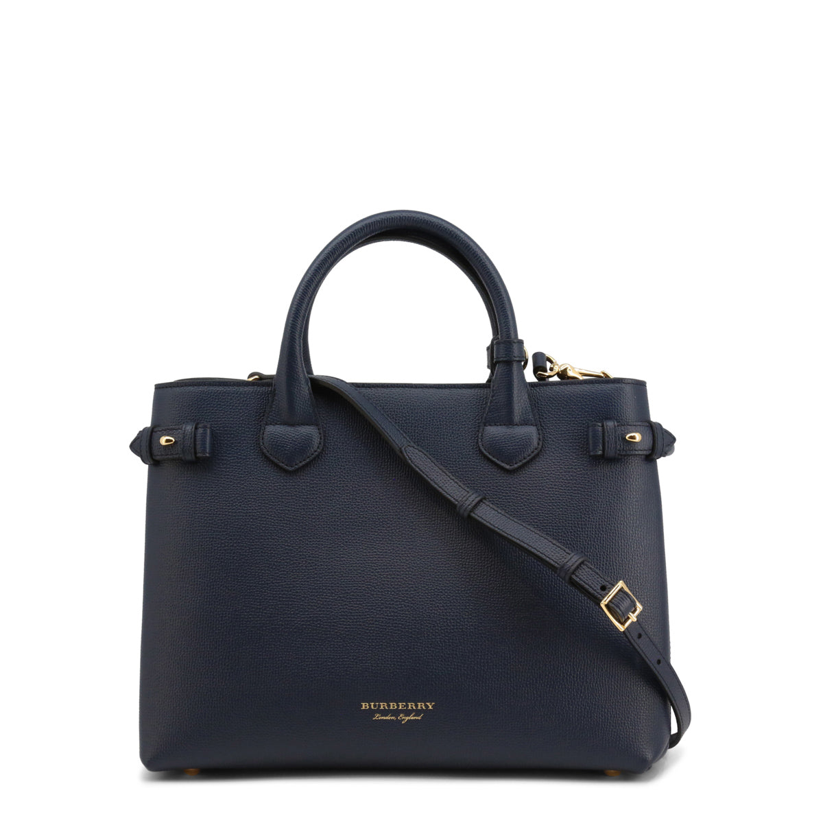 BURBERRY BANNER Cuir & HO CHECK Sac cabas
