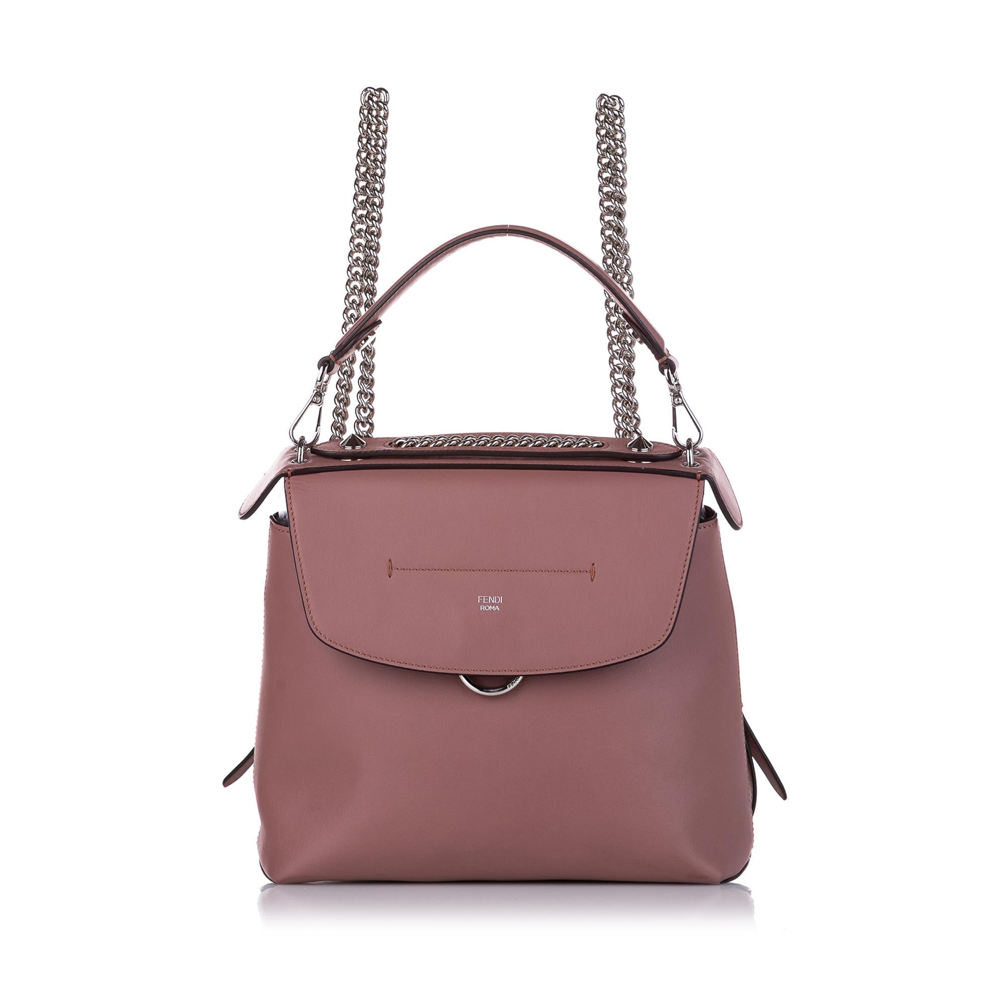 Fendi Back To School Cuir Sac à dos