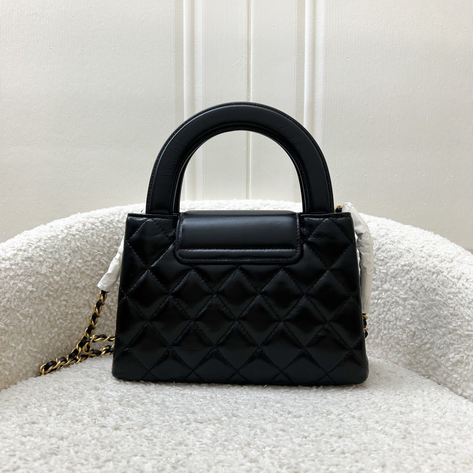 [Brand New - Nov ] Chanel Mini / Small Kelly Bag en 25C Veau vieilli brillant Noir et AGHW (Model: )
