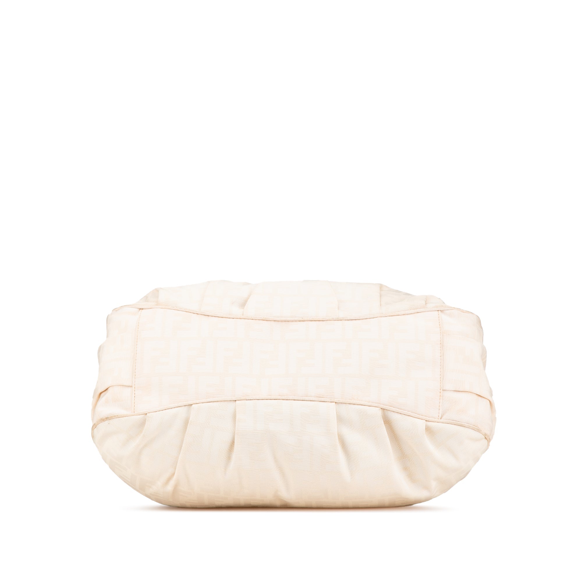 Fendi Grand Cabas Mia Zucca en Toile Blanc
