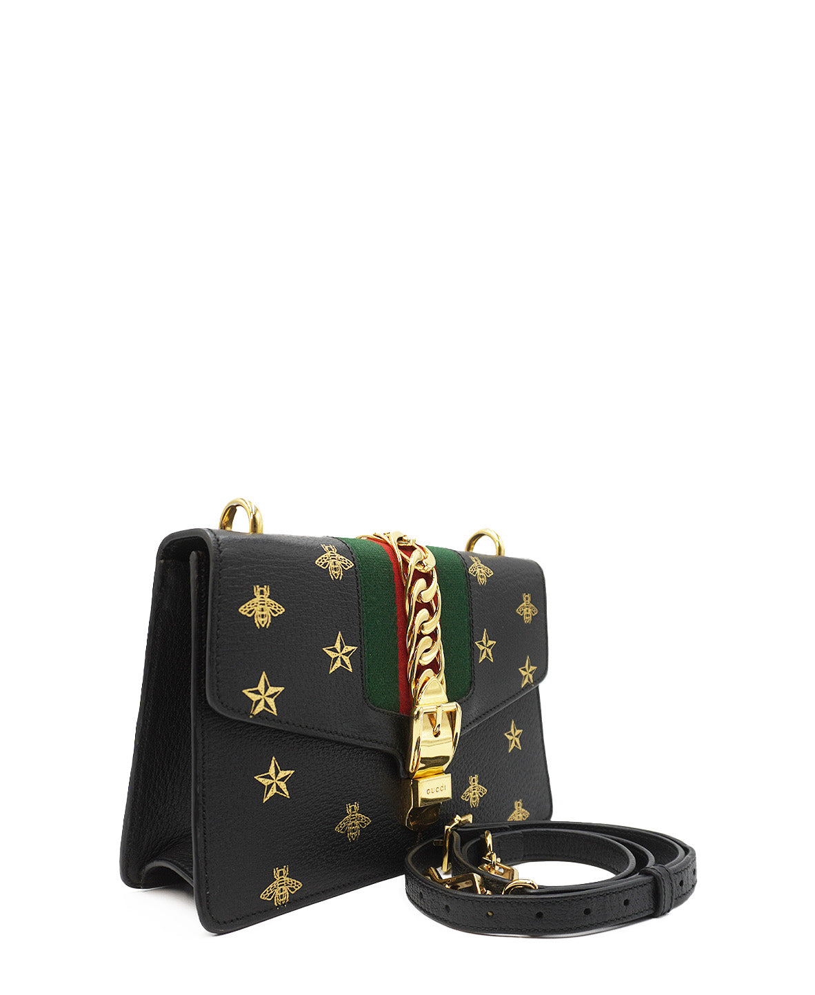 Small Sylvie Bee Star Sac bandoulière Noir